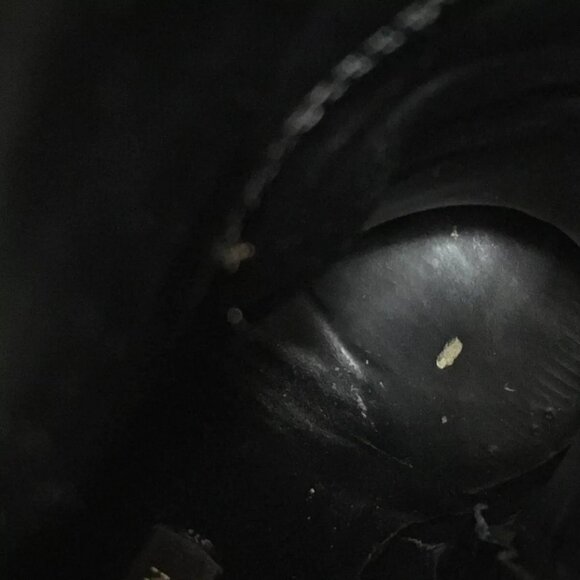 100% Authentic LOUIS VUITTON Black Women's Boots Monogram Mini Canvas Leather - Picture 8 of 9